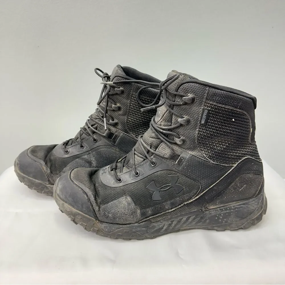 Under Armour Valsetz Rts black‎ tactical boots men's 11.5 waterproof 3022138